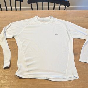 Patagonia White Long Sleeve Shirt